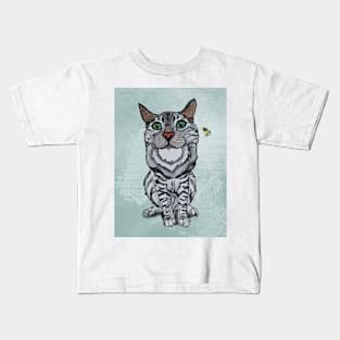 Bite cat Kids T-Shirt